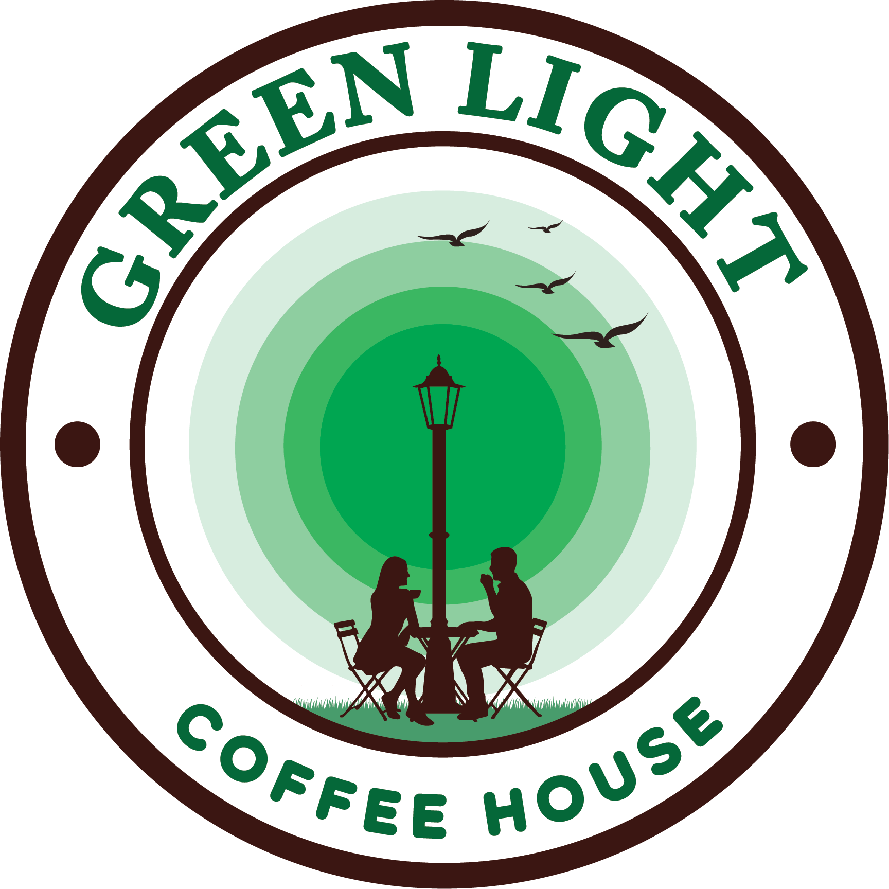 Green light coffee house